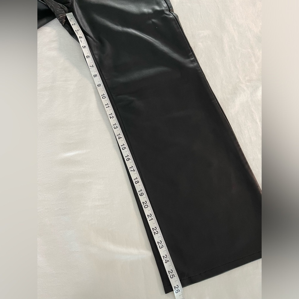 J.Crew | NWT | Faux Leather Pants | Black | 28 - Picture 6 of 8